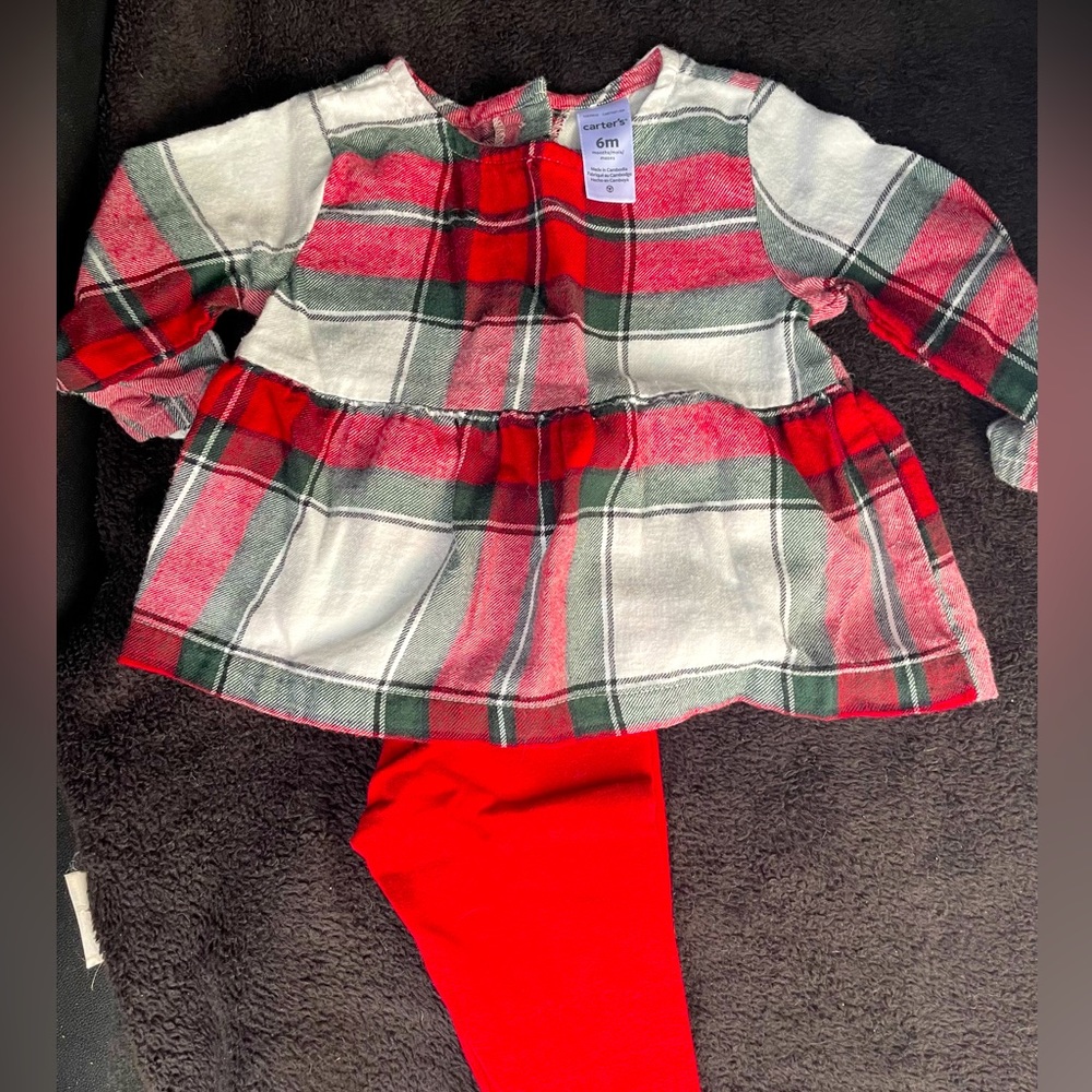 Baby Girl Holiday 2 Piece Outfit